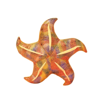 Maskotka Pluszowa Rozgwiazda Żółta Poduszka 20 cm