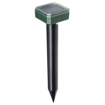 Solarny Odstraszacz Kretów Gryzoni Wbibracje Dźwiękowe 370m²