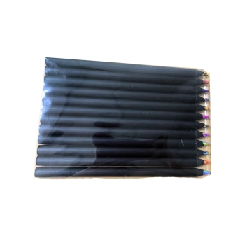 Zestaw Kredek Wielokolorowych Kreatywne Ołówkowe Okrągłe 12 szt.