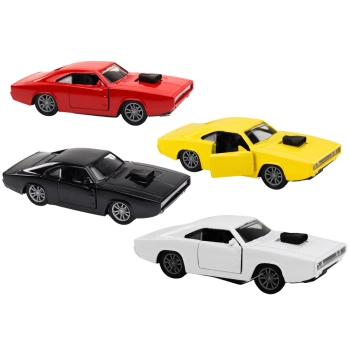 Autko Z Napędem 1:32 Światła Dźwięki Metalowe Biały Czerwony Czarny Żółty