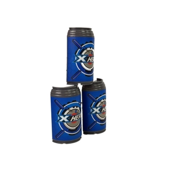 Pistolet na Piankowe Naboje 48 sztuk Obrotowy Magazynek Niebiesko- Pomarańczowy