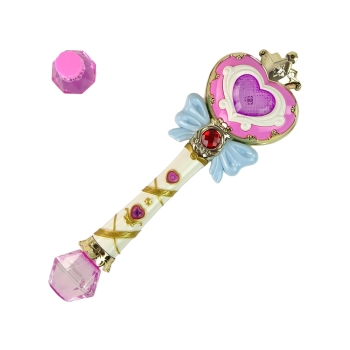 Różdżka Bańki Mydlane Światła Dźwięki Różowa