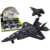 Samolot Napęd Frykcyjny Światła Dźwięki 1:72 Czarny