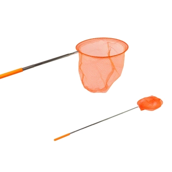 Siatka Na Motyle Owady Składana Teleskopowa 85 cm Pomarańczowa