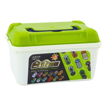 Zestaw Resoraków w Walizce Samochody Autka 30 szt