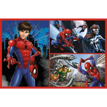 Puzzle - 2x70 - Pajęcze historie - Disney Marvel Spiderman - Trefl 34443