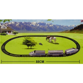 Pociąg Kolejka na Baterie ze Światłami i Dźwiękiem