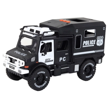 Wóz Terenowy Policyjny Policja 1:14 Radiowóz Światła Dźwięki Czarny