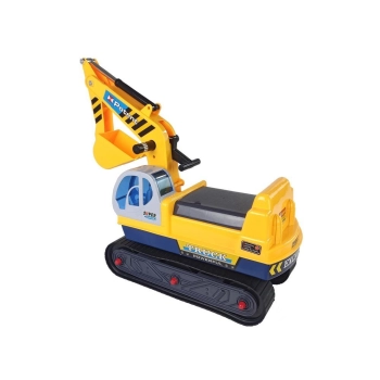 Duża Koparka Jeździk Koparka Budowa Kask Żółty