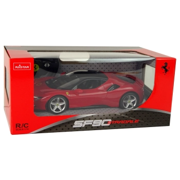 Auto R/C Ferrari SF90 1:14 Rastar Czerwone