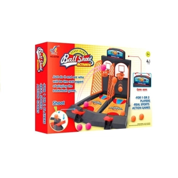 Gra Zręcznościowa Mini Koszykówka Czarna Piłki