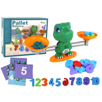 Zabawka Edukacyjna Dinozaur Waga Działania Matematyczne