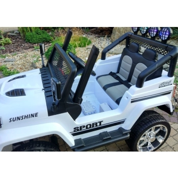 Auto na Akumulator S2388 Jeep Biały 4x45W