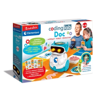 Zestaw Edukacyjny Robot Doc Nauka Robotyka Edukacyjna Język Polski Clementoni 50730