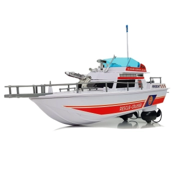Łódź Jacht Ratunkowy Zdalnie Sterowana Pilot Ster 27 Mhz 44 cm Zasięg 40 m