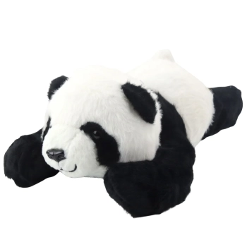 Pluszowa Maskotka Przytulanka Leżąca Panda Czarno-Biała 30cm