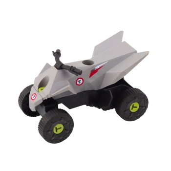 Zestaw Nowoczesne Auto z Quadem Do Rozkręcania DIY Szary