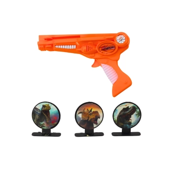 Pistolet Wyrzutnia Samolotów 3 Samoloty 3 Tarcze Pomarańczowy
