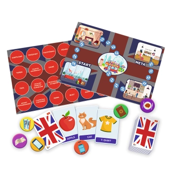 Gra dla dzieci English is Fun Mistrz Wiedzy Trefl 01954