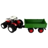 Traktor Zdalnie Sterowany z Przyczepą 1:24 Czerwony Zielony
