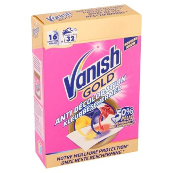 Chusteczki wyłapujące kolor Vanish GOLD 32 szt.
