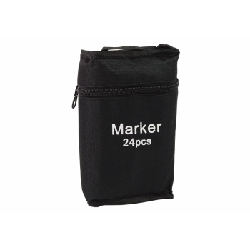 Zestaw Pisaków Torba Markery Alkoholowych Dwustronne 24 Szt.