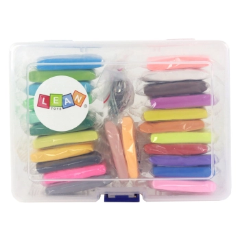 Zestaw Kreatywny Masa Plastyczna Modelina 24 Kolory Akcesoria
