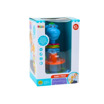 Bączek Z Kulkami Hipopotam Dla Niemowląt Niebieski