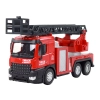 Wóz Strażacki Czerwony Z Wysuwana Drabiną Wysięgnik