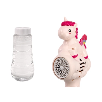 Maszynka Do Baniek Mydlanych Różdżka Jednorożec Różowa