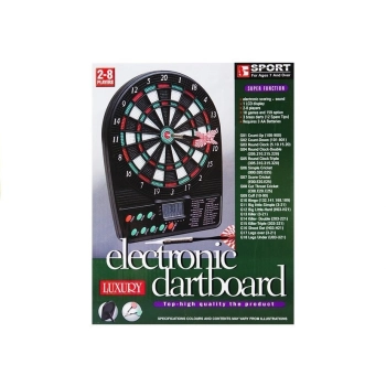 Gra Zręcznościowa Rzutki Elektroniczne Tarcza 20 cm Na Baterie