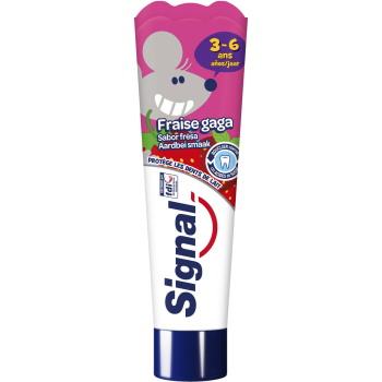 Signal Kids 3-6 lat Truskawkowa Pasta do Zębów 50 ml