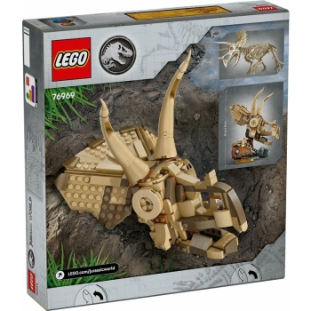 LEGO 76969 JURASSIC WORLD Szkielety dinozaurów: czaszka triceratopsa