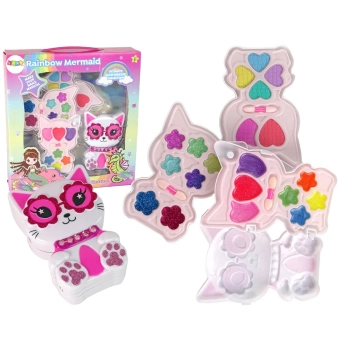 Zestaw Piękności Do Makijażu Paletka Kotek Brokaty