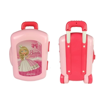 Rozkładana Toaletka Zestaw Piękności w Walizce