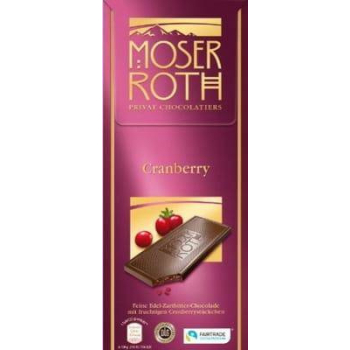 Czekolada gorzka z żurawiną 125 g