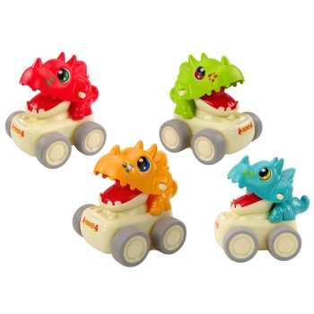 Autko Dinozaur Triceratops Napęd Na Nacisk 4 Rodzaje