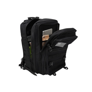 Plecak Militarny Wojskowy Taktyczny Czarny 40-60L