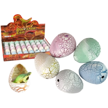 Wykluwające się Magiczne Jajko Dinozaura Rosnące 4 cm Białe