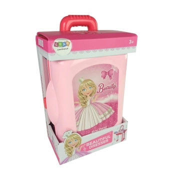 Rozkładana Toaletka Zestaw Piękności w Walizce