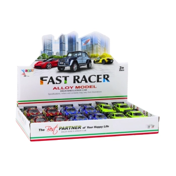 Samochód Sportowy Auto Metalowe Wyścigowe 1:36 Napęd Mix