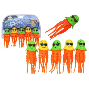 Zabawki do Kąpieli Zestaw Do Nurkowania Meduzy 6 Sztuk