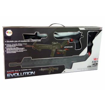 Karabin Pistolet na Kulki Wodne Akcesoria Czarny