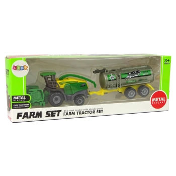 Plastikowy Pojazd Rolniczy Zielony Żółty