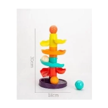 Sorter Edukacyjna Zjeżdżalnia Piłeczek 4 Poziomów