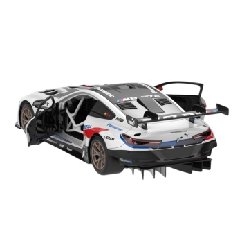 Klocki Konstrukcyjne Auto Rastar RC 1:18 BMW M8 GTE Białe 66 Elementów