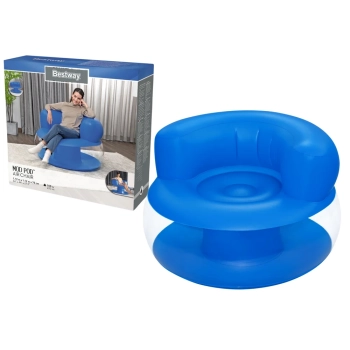 Dmuchany Fotel Niebieski112 x 112 x 70 cm Bestway 75138