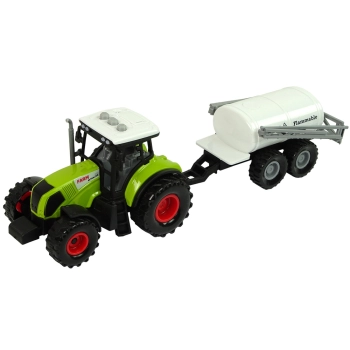 Zestaw Trzech Traktorów Naczepy Opryskiwacz Farma Ciągnik