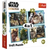 Puzzle - 4w1 (35, 48, 54, 70) - Mandalorian - Star Wars - Trefl 34397