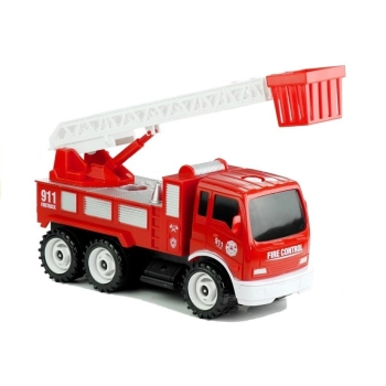 Wóz Strażacki Do Rozkręcania Drabina + Narzędzia